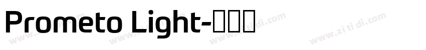 Prometo Light字体转换